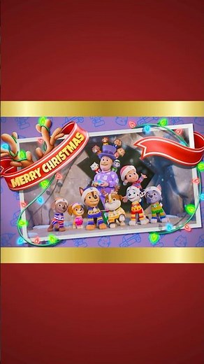 PAW Patrol wishes you a Merry Christmas! 🎶🎄 #shorts
