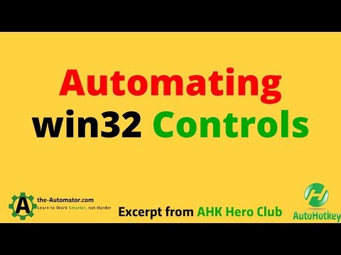 Automating win32 Controls- The best API approach you're probably not using!