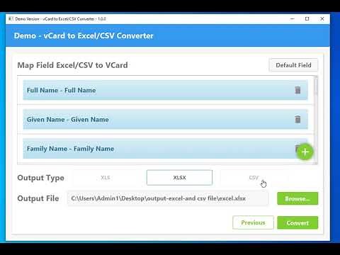 How to Convert VCF to CSV and Excel Format