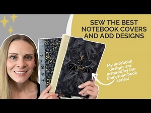 How to Make a Composition Notebook Cover with Iron-On Design l Beginner-friendly, perfect for gifts!