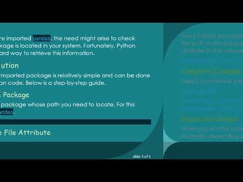 How to Programmatically Find the Location of a Python Package