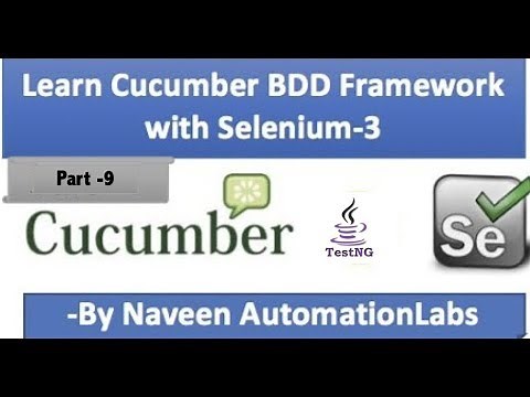 Cucumber BDD with TestNG Framework - Part 9