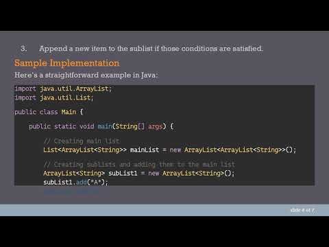 How to Loop Through a List of Lists in Java for Conditional Manipulation Leverage Lists