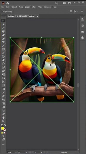 Convert Image to Vector in Adobe Illustrator cc Tutorial | Vectorize Image | Graphic Design