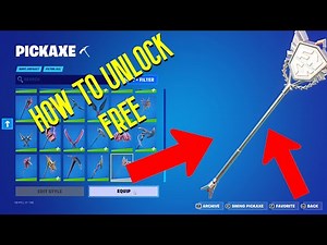 How to get the FNCS pickaxe for *FREE* in Fortnite (HXD)