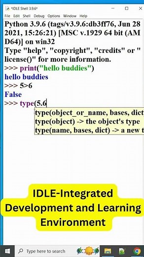 All about Python IDLE #python #learnpython#python3 #pythonforbeginners #pythontutorial#pythonjourney