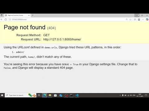 How create path and app in django Tamil