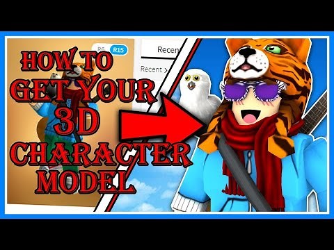 How to get your 3D character model on Roblox