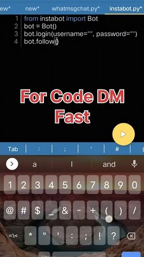 Instagram Automation Bot In Python #instagram #pythonbot #python #pythonlibraries