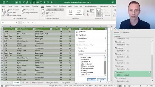 How to Combine Tables with Power Query - Excel Campus