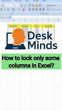 Lock Specific Columns in Excel | Protect Your Data Like a Pro! 🔐