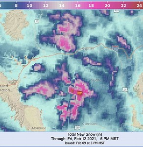 Vail has snow in the forecast for the next seven days … and possibly more
