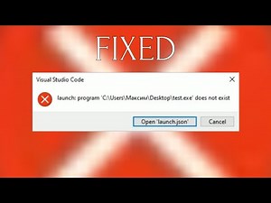 Launch: program does not exist VS code C++ | Решено
