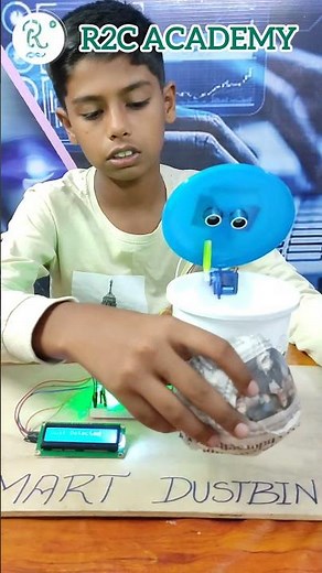 Smart Dustbin Project | Arduino Automatic Dust Bin 🤖 | R2C Academy Udumalpet & Kaniyur