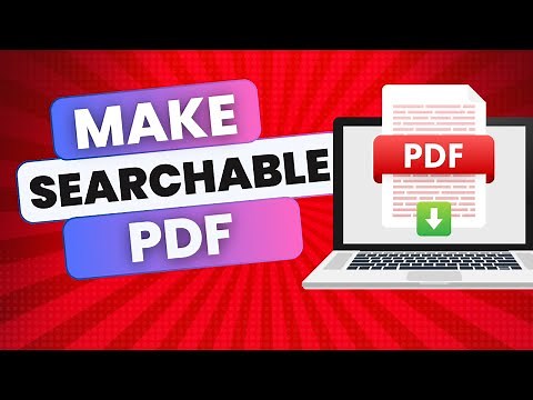 How to Make a PDF Searchable