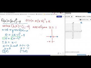 Graphing Quadratic Equation