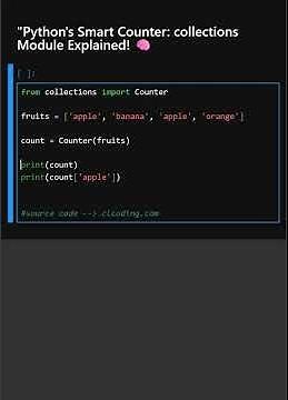 Python's Smart Counter collections Module Explained