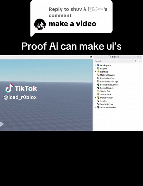 Proof AI Crafting Interfaces in Roblox