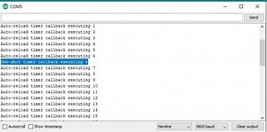 FreeRTOS Software timers with Arduino - Create and Start Timers