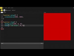 P5JS: Creating Text and Making it Move