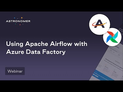 Using Airflow with Azure Data Factory