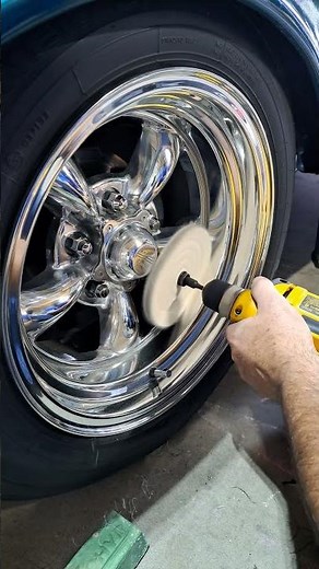 The BEST way to polish Aluminum wheels #Zephyr #Shorts