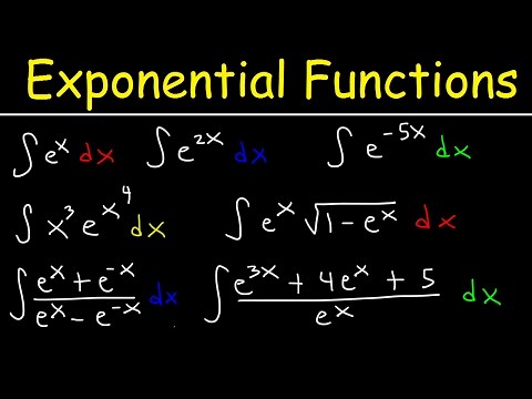 Integrating Exponential Functions By Substitution - Antiderivatives - Calculus