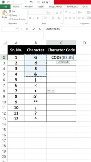 💻 Excel Hidden Code Trick | Find Secret Number of Any Character 😱