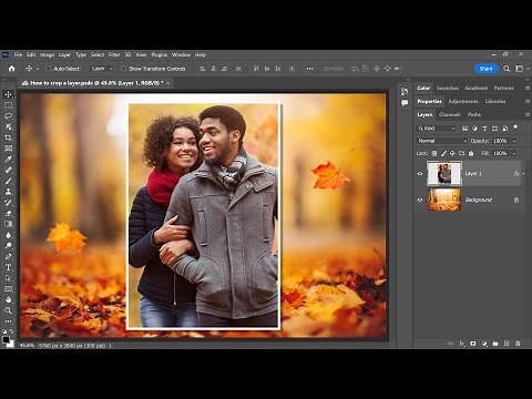 How to Crop A Single Layer in Photoshop