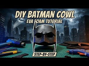 DIY Batman Cosplay Cowl | EVA Foam Build Guide