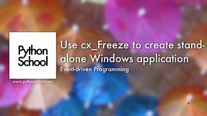 Create stand-alone application using cx_Freeze (Windows)