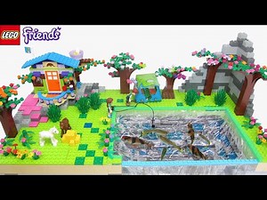 I put REAL FISH in my Lego Friends World! 🐟 (Real Water Build)
