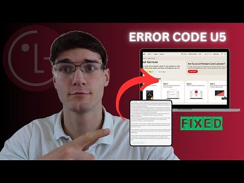 LG Washing Machine Error Code U5 (Fix)
