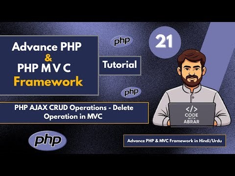 PHP AJAX CRUD Tutorial | Delete Operation in MVC | Delete Data from MySQL using AJAX