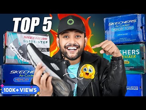 Top 5 Best Skechers Shoes for Men 🔥 Comfortable Running/Gym Shoes Haul Review 2025 | ONE CHANCE