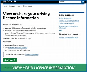 Check your Driving Licence Online - Drinkdriving.org