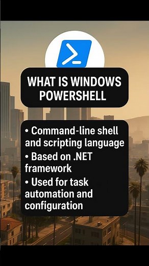 What is windows Powershell