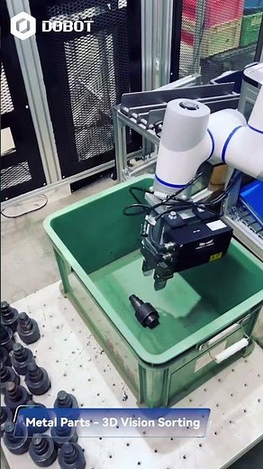 Advanced Cobot 3D Vision Sorting for Metal Components ⚙️🤖