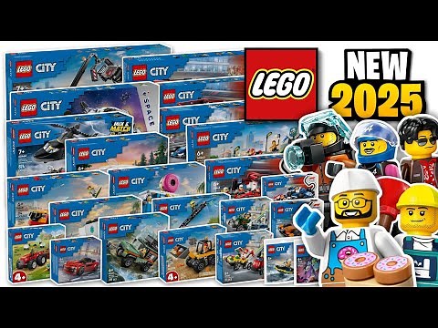 LEGO City 2025 Sets OFFICIALLY Revealed