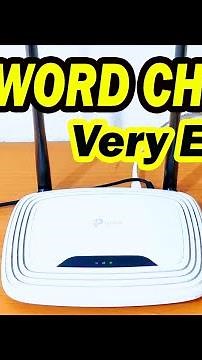 TP-Link Router WiFi Password Change Using Mobile