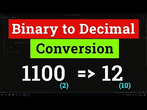 How to Convert a Binary Number to its Decimal Equivalent