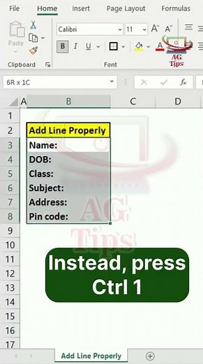 Excel Pro Tip: Add Lines & Borders FAST!