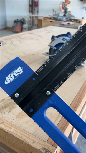 Don't make cutting complicated! Pair the newly-redesigned Rip-Cut with the new Ionic Drive circular saw, and you have the ideal setup for breaking down plywood sheets quickly and accurately. Check these out at kregtool.com. 📸 by @woodshopdiaries | Kreg Tool