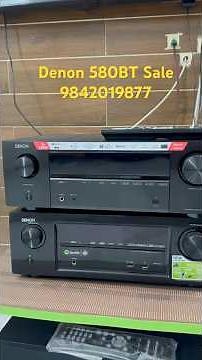 Denon AVR-x580bt, 5.2ch, 5 HDMI inputs, 140w, Dolby and DTX HD 8K Av Receiver #shorts