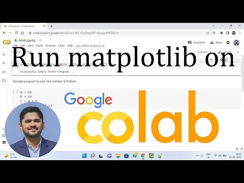 How to setup and run Matplotlib on Google Colab | 2022