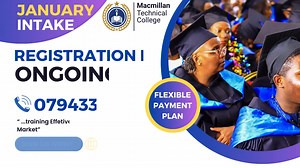 2025 JANUARY INTAKE IS NOW OPEN Macmillan Technical College (MTC) is currently accepting applications for its January 2025 intake. This intake includes Diploma and Certificate Courses. Here's what you need to know: We have Campuses in NAKURU, NAIROBI (Parklands, CBD, and Kamiti Road at Macmillan Hospital), MOMBASA, and ELDORET. -Accommodation Available. - We also have online classes Key Details: SHORT COURSES… A. Certified Nursing Assistant- CNA: 6 Months (Offered in all Campuses) B. Certificate