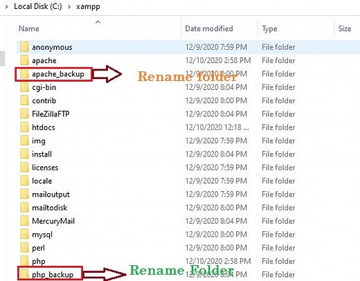 How to downgrade php from 8.0.0 to 7.1.32 in xampp 8.0.0? - DevOpsSchool.com