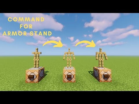 Commands for armor stands in Minecraft