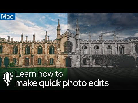 Learn How to Make Quick Photo Edits with the Adjustments Docker in Corel PHOTO-PAINT | Mac