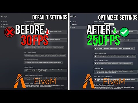🔧How To Boost FPS & Fix FPS Drops in FiveM (GTA V) | FiveM Low End PC Fix Lag | FiveM Best Settings